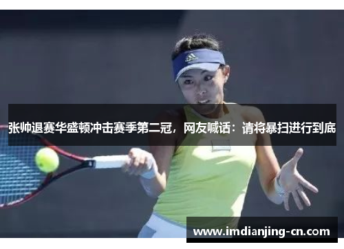 张帅退赛华盛顿冲击赛季第二冠，网友喊话：请将暴扫进行到底