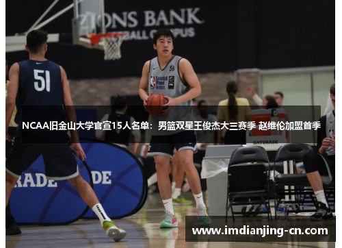 NCAA旧金山大学官宣15人名单：男篮双星王俊杰大三赛季 赵维伦加盟首季